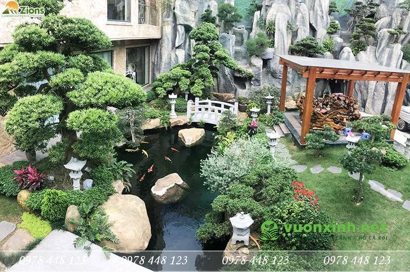 Thiết kế cảnh quan sân vườn đẹp