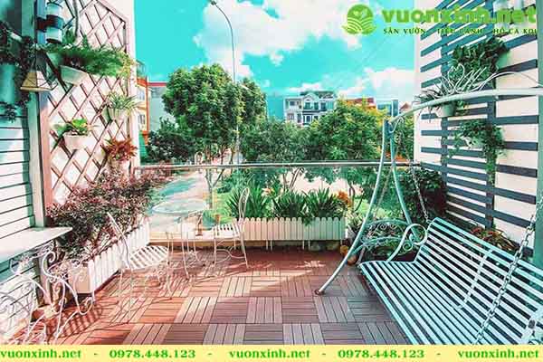 Thiết kế thi công tiểu cảnh ban công