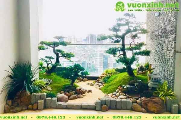 Thiết kế thi công tiểu cảnh ban công