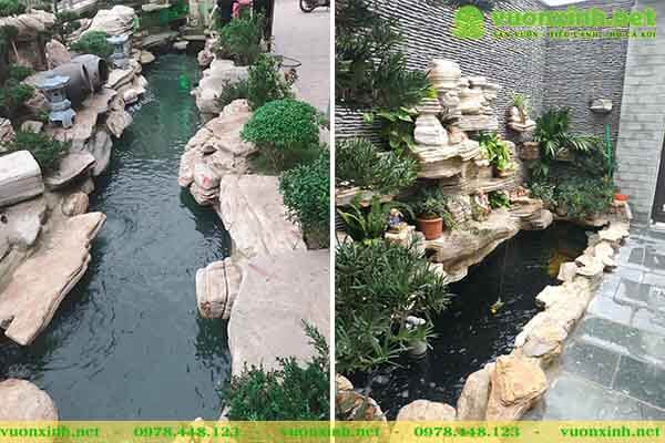 Thiết kế thi công hồ cá koi