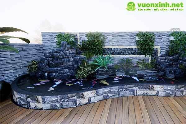 Thiết kế thi công hồ cá koi