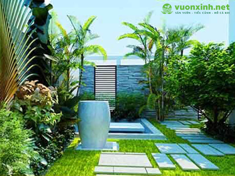 Thiết kế thi công sân vườn
