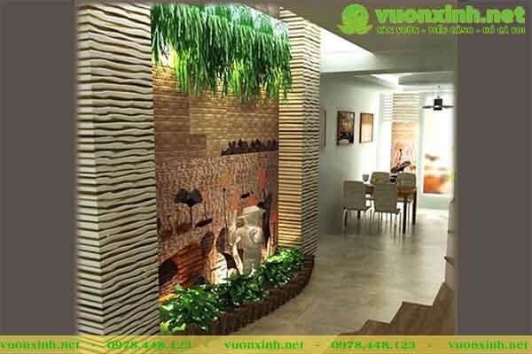 Thi công tiểu cảnh giếng trời
