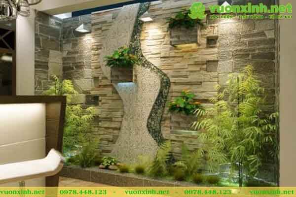 Thi công tiểu cảnh giếng trời