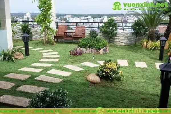 Tiểu cảnh non bộ sân vườn