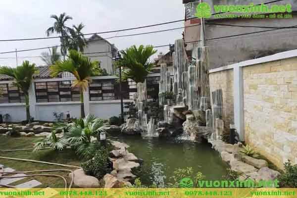 Tiểu cảnh non bộ sân vườn