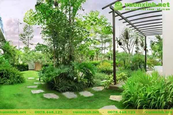 Tiểu cảnh non bộ sân vườn