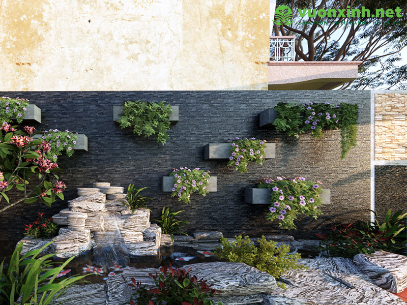 Hồ cá koi sân vườn