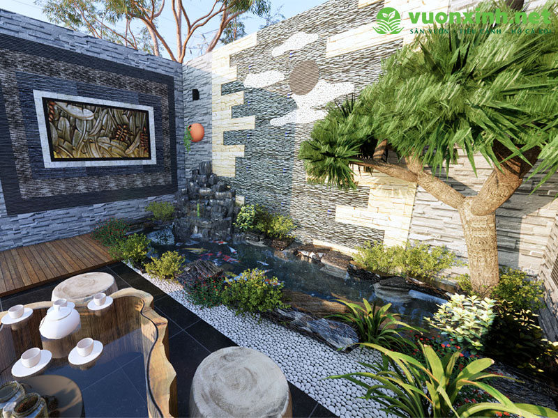 Thiết kế thi công sân vườn