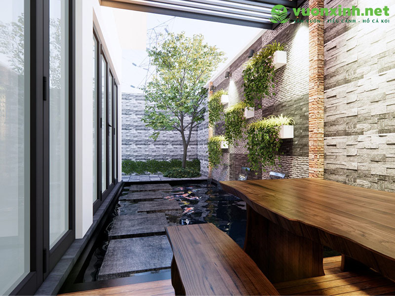 Báo giá thi công hồ cá Koi