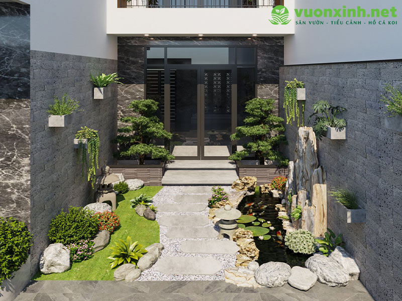 Thiết kế thi công sân vườn