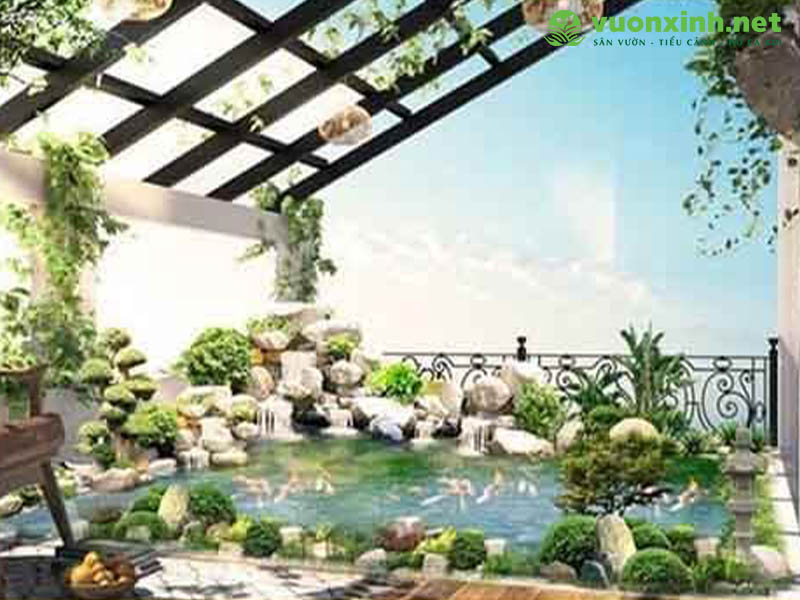 Thiết kế hồ cá koi chuẩn đẹp