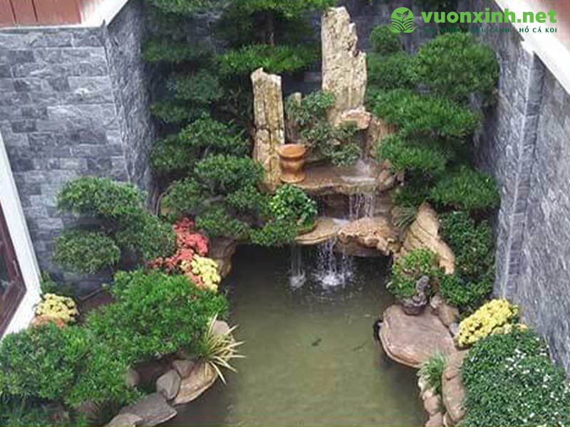 Thiết kế hồ cá Koi đẹp