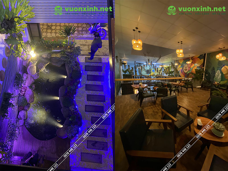 Công trình quán cà phê thạch thất