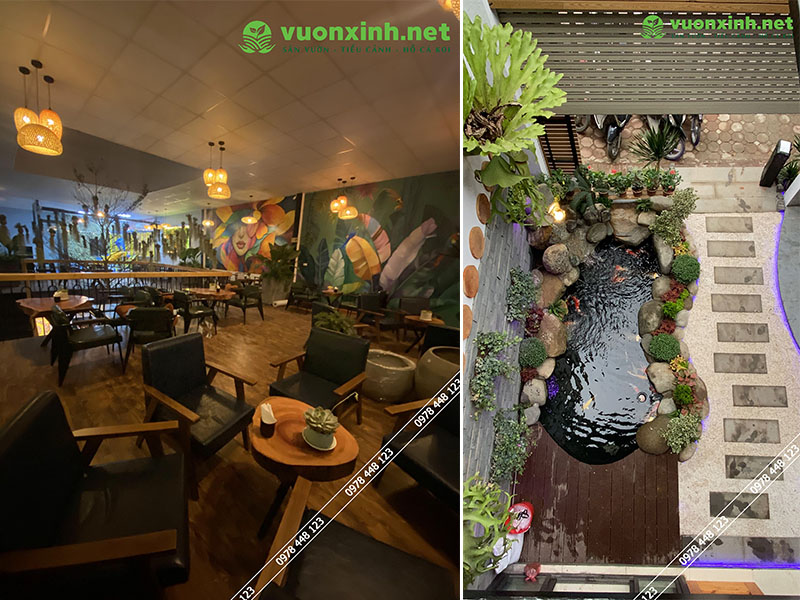 Công trình quán cà phê thạch thất