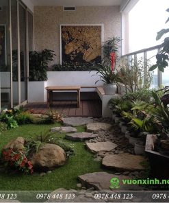 Tiểu cảnh ban công - Mẫu 09