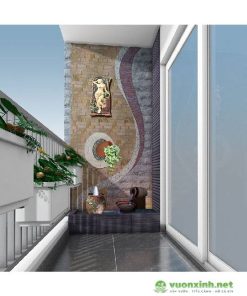 Tiểu cảnh ban công - Mẫu 06