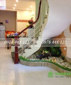 Tiểu cảnh cầu thang - Mẫu 20