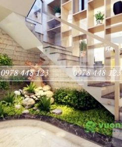 Tiểu cảnh cầu thang - Mẫu 22