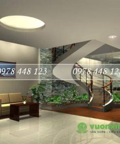 Tiểu cảnh cầu thang - Mẫu 09