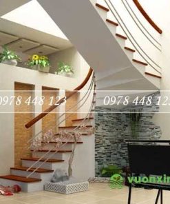 Tiểu cảnh cầu thang - Mẫu 10