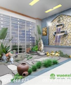 Tiểu cảnh giếng trời - Mẫu 03