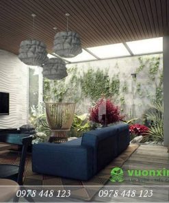 Tiểu cảnh giếng trời - Mẫu 02