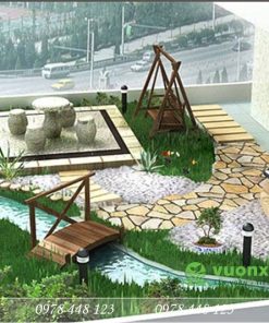 Tiểu cảnh sân thượng - Mẫu 12