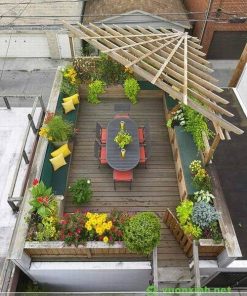 Tiểu cảnh sân thượng - Mẫu 07