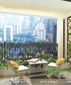 Tiểu cảnh ban công - Mẫu 01