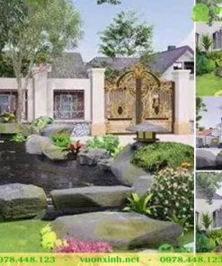 Hồ cá koi sân vườn phong thủy