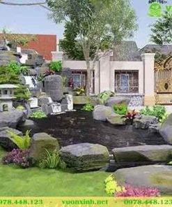 Hồ cá koi sân vườn phong thủy