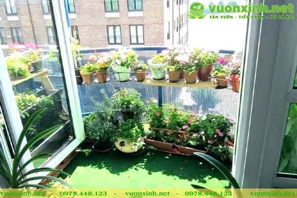 Thiết kế thi công tiểu cảnh ban công