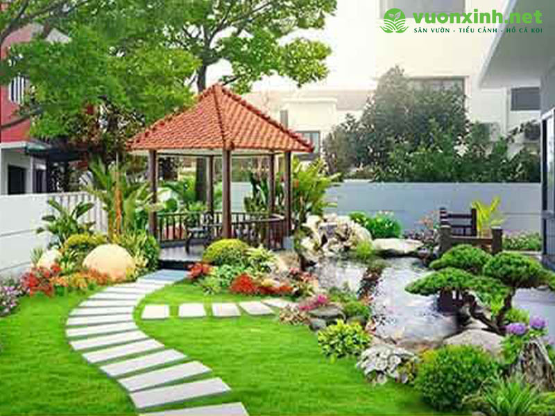 Thiết kế thi công sân vườn